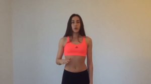 Фитнес дома.  Похудение.  Вакуум Живота для девушек.