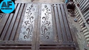 Front main gate design/ Iron gate / Build a gate design/ Easy to make