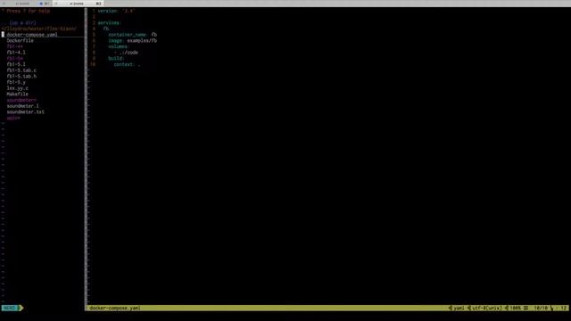 Using Docker to develop in Flex Bison смотреть онлайн