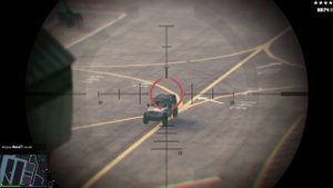 GTA 5 online Военная база, охота за танком.