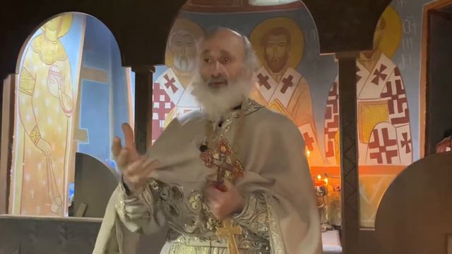 О Святом царе Давиде. Проповедь архимандрита Вениамина после литургии 9 января 2022 года
