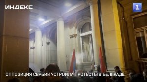 Оппозиция Сербии устроила протесты в Белграде