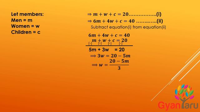 Family Puzzle. How many men women and children where there in the family? смотреть онлайн