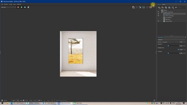 Полный курс по SketchUP - создание реалистичного фона за окном (V-ray) смотреть онлайн