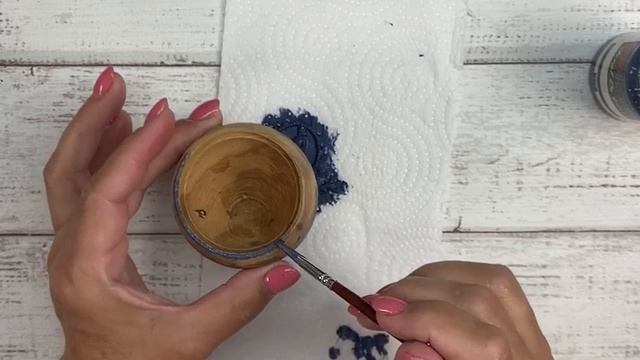 Декор солонки. Винтаж. Перенос картинки на дерево.Decor. Vintage. Transferring an image to a tree. смотреть онлайн