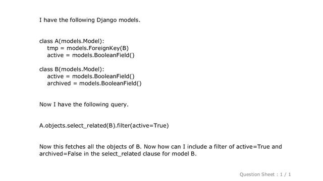 Django : Django select_related filter смотреть онлайн