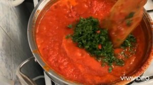 Аджика на зиму с томатной пастой/ Заготовки