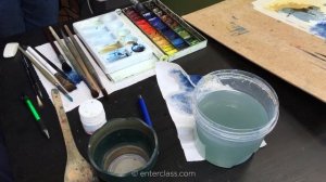 Тренируемся рисовать камни и гальку на берегу моря. Акварельные упражнения с Сергеем Курбатовым.