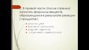 Химическое уравнение 8 класс. #химия #8класс #youtube