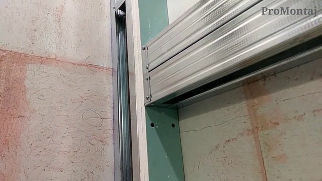 полка из гипсокартона, два варианта монтажа. Обшивка стены с нишами.