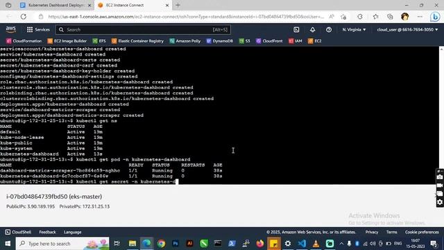 Kubernetes Dashboard Deployment in Live AWS EKS Infrastructure смотреть онлайн