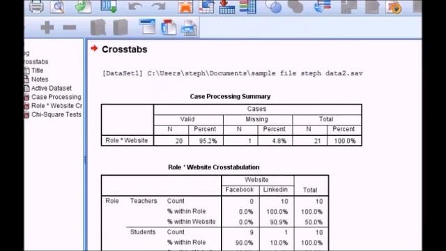 How to run a Chi Square Test in SPSS смотреть онлайн