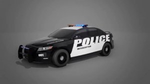 Turnaround - Ford Taurus Police Car