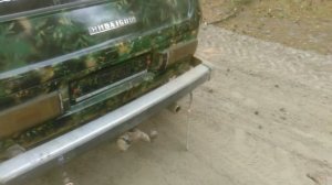 нива без глушителя.