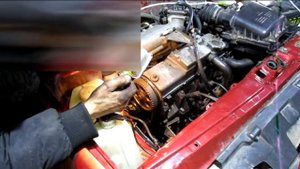 Меняю ремень ГРМ на ВАЗ 2115.