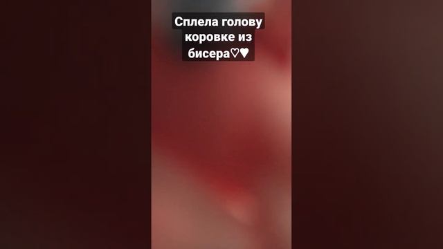 сплела голову коровке из бисера♡ #корова #амигуруми #бисер смотреть онлайн