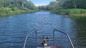 Поход на лодке на Васильевские острова в Самарской Луке