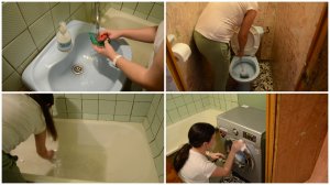 Генеральная уборка в туалете и ванной