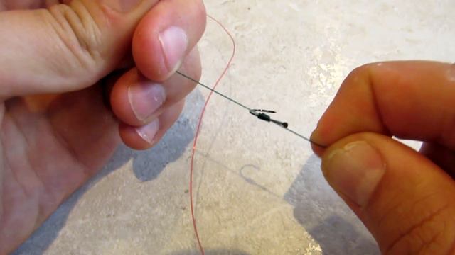 Как правильно привязать крючок с лопаткой к леске