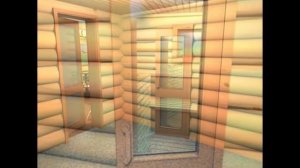 баня 6*6 с террасой и мансардой из сруба