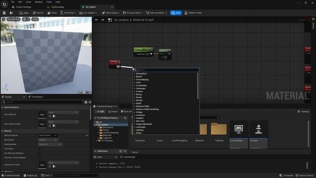Creating an Outline Material in Unreal Engine 5