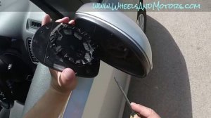 How to replace heated door mirror (wing mirror) glass - VW Sharan 7N