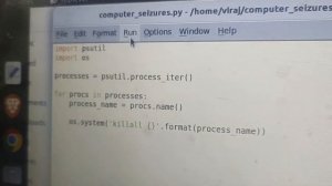 fun python system seizure program