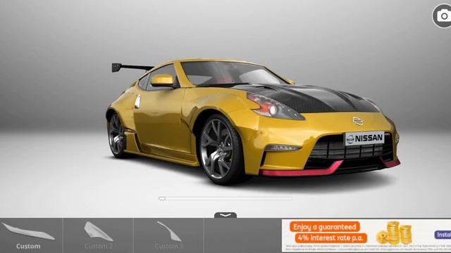 costomizing the nissan 350z in 3d tuning
