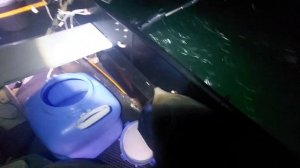 Лодка rib из ПНД выход на кальмарную рыбалку. Владивосток.
