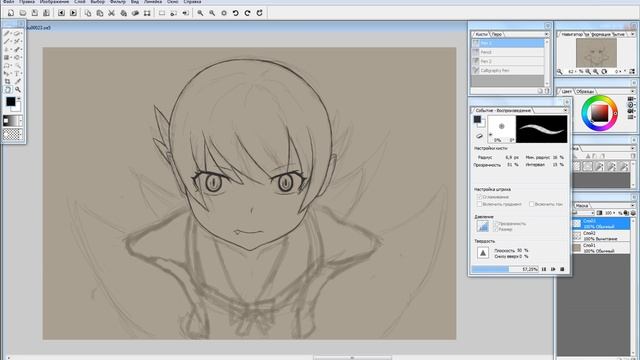 Рисуем Shinobu Oshino (Bakemonogatari) с нуля, Фан арт. Draw Shinobu Oshino (Bakemonogatari) смотреть онлайн