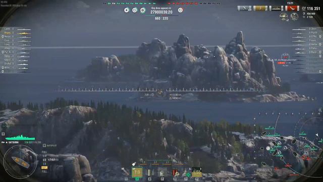 😂world of warship - Satsuma - Battle finished in 9 minutes смотреть онлайн