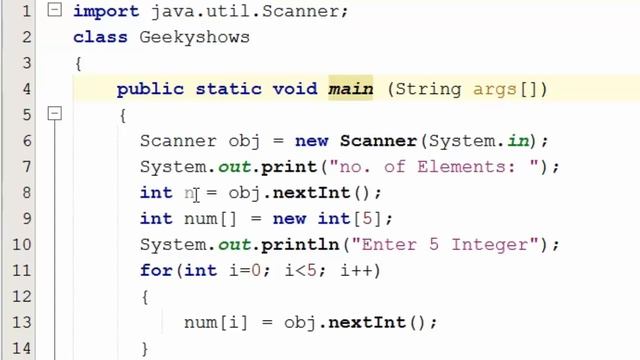 73. Dynamic Memory Allocation in One Dimensional Array Java Programming (Hindi) смотреть онлайн