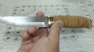 Нож с берестяной рукоятью своими руками