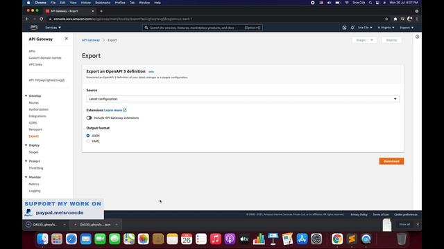 Export & Reimport OpenAPI 3 definition - Amazon HTTP API tutorial p17 смотреть онлайн