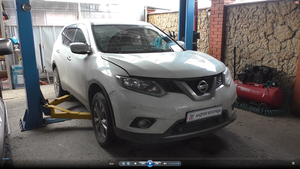 Замена тормозной жидкости на Ниссан Х трейл T32  Nissan X TRAIL 2,0  2017