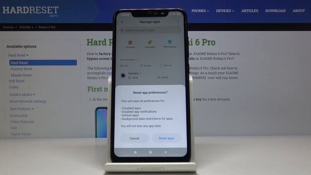 How to Restore Apps Settings in Xiaomi Redmi Note 6 Pro – Delete App Data смотреть онлайн