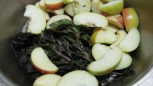 Компот из дыни апельсина и яблока