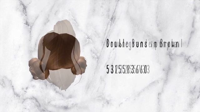 Roblox Cute + Aesthetic Hair ID Codes смотреть онлайн
