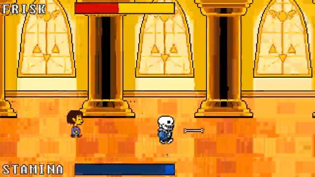Sans VS Frisk | Undertale fan game! | LIVESTREAM смотреть онлайн