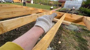 #Навес Терраса к дому В ленинградской области. Терраса в Санкт-Петербурге. Терраса 3 на 2.5 метра.