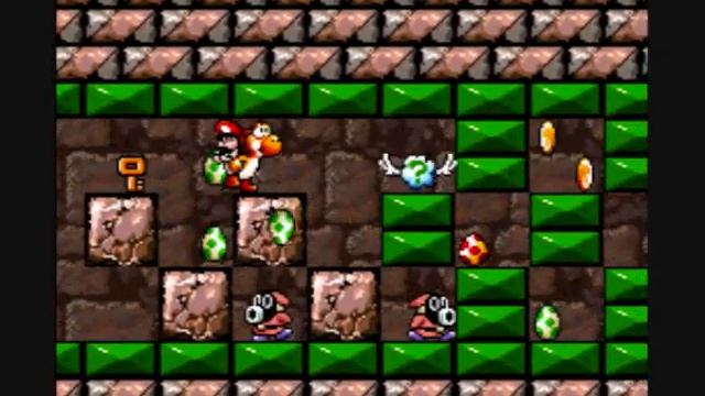 Yoshi's Island Walkthrough 24 - Fort Awesome смотреть онлайн