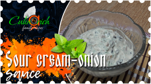 Onion-sour cream sauce - right recipe from «Culinarich»