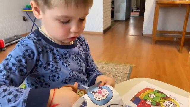 Занятия дома с ребёнком , апликашки