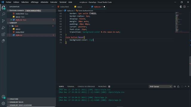 Create a Quiz App  using HTML CSS & JavaScript | Quiz Web App using JavaScript & Animation