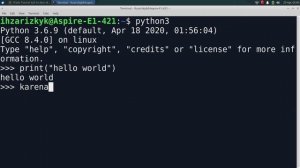 Belajar Pemrograman Python Untuk Pemula : Menjalankan Python di Terminal (Linux)