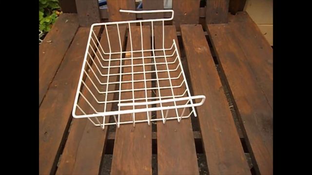 Сенник для кроликов из старой решетчатой полочки смотреть онлайн