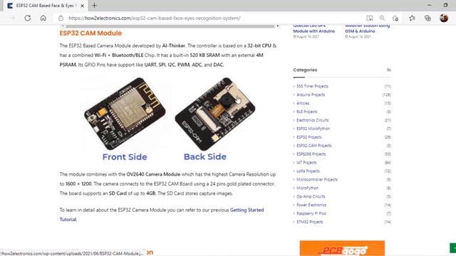 ESP32 CAM Based Face & Eyes Recognition System using OpenCV смотреть онлайн