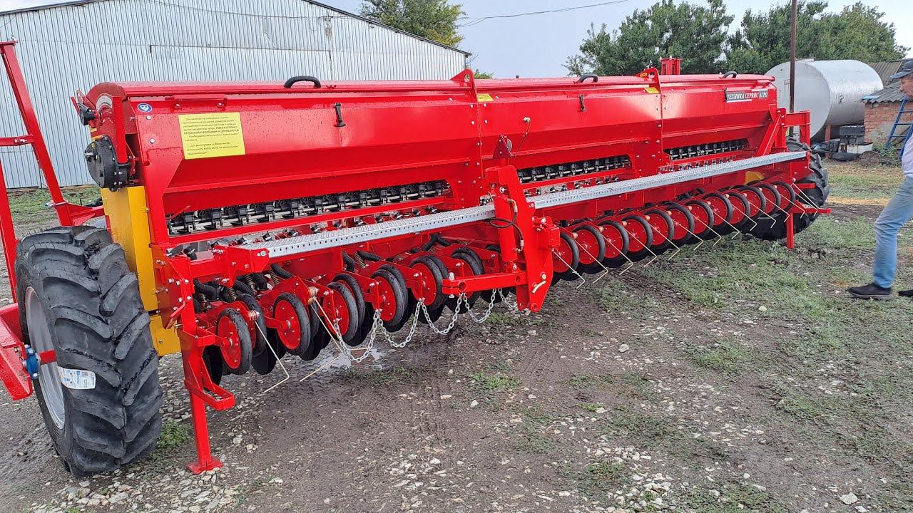 Зерновая сеялка ЗС-6 Техника Сервис обзор с ценой.