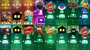 Thomas Train exe vs Lightning Mcqueen EXE vs Bus Eater vs TV Woman vs Car Eater Tiles Hop