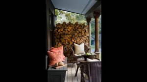 Идеи для хранения дров внутри и снаружи дома!!